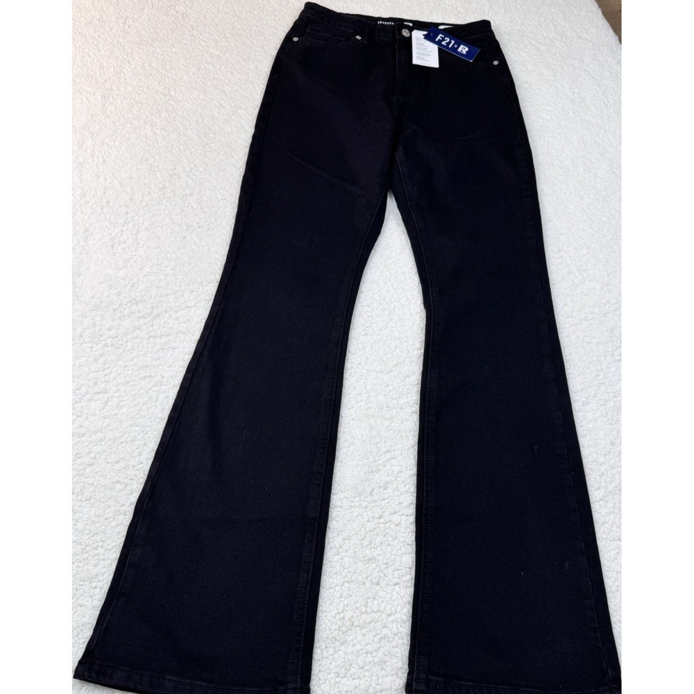 Women's mid rise Black Bootcut Stretch Forever 21   size 27 NEW
